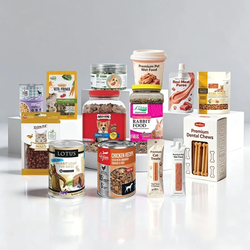 Aliments pour chats et chiens