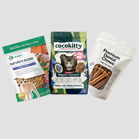 Aliments pour animaux en sac