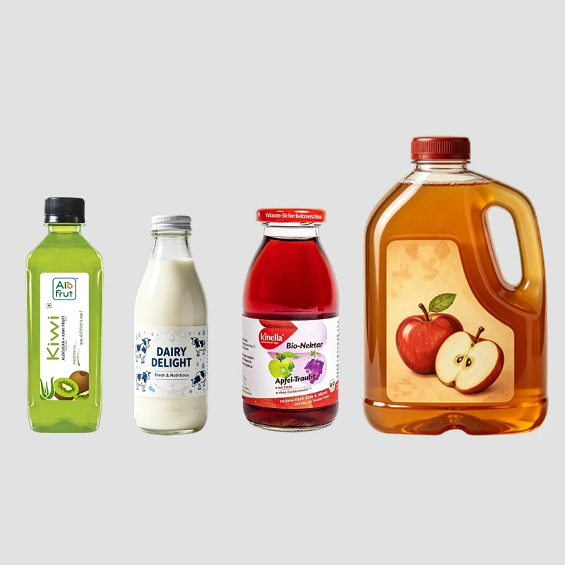 Jus de fruits et boissons m&eacute;lang&eacute;s en bouteille