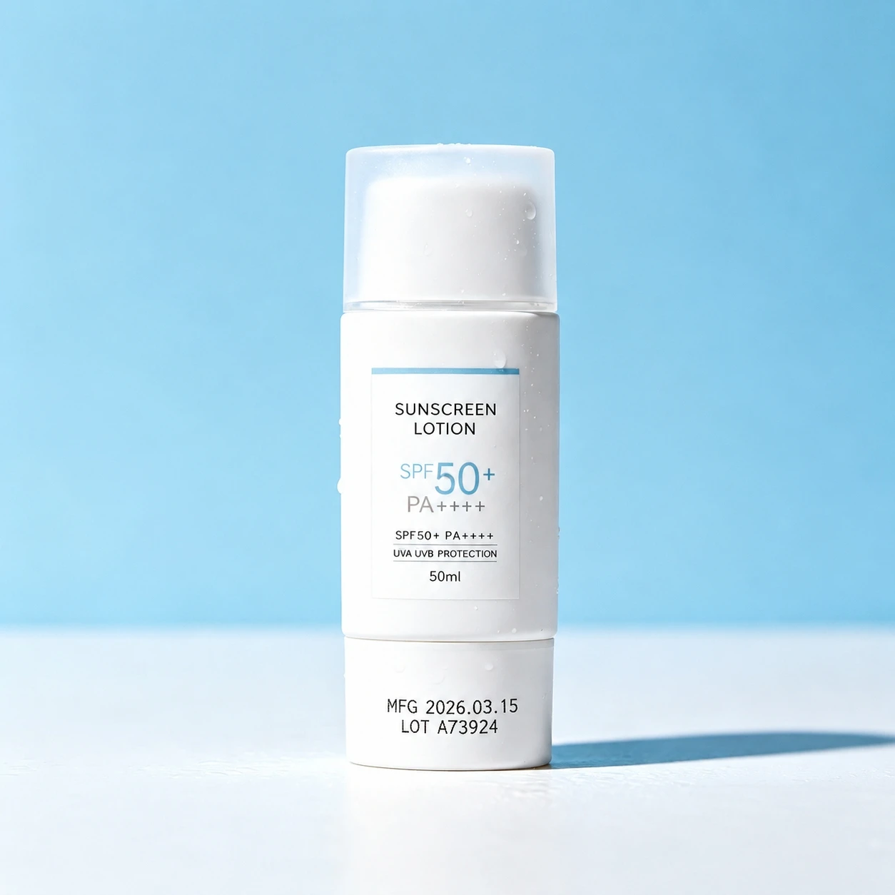 Cr&egrave;me solaire en bouteille